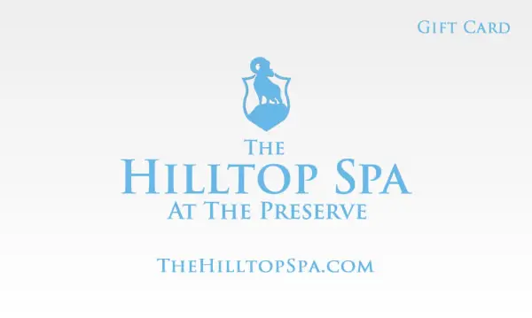 The Hilltop Spa Gift Card The Hilltop Spa Gift Card